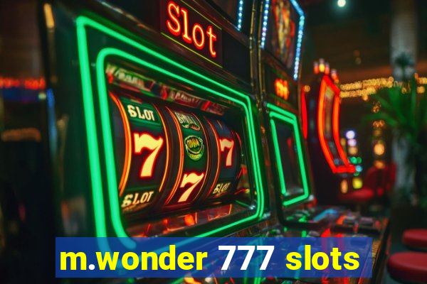 m.wonder 777 slots