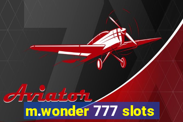 m.wonder 777 slots