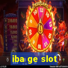 iba ge slot