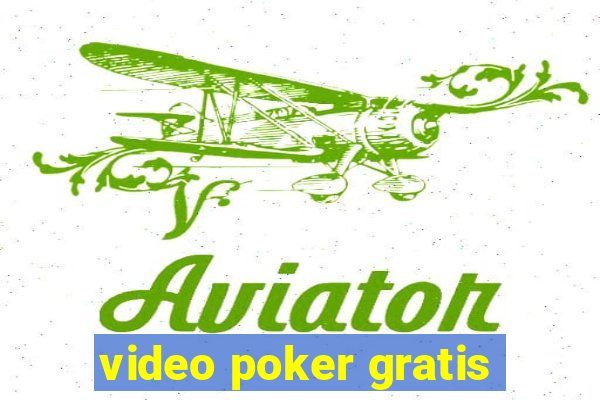 video poker gratis