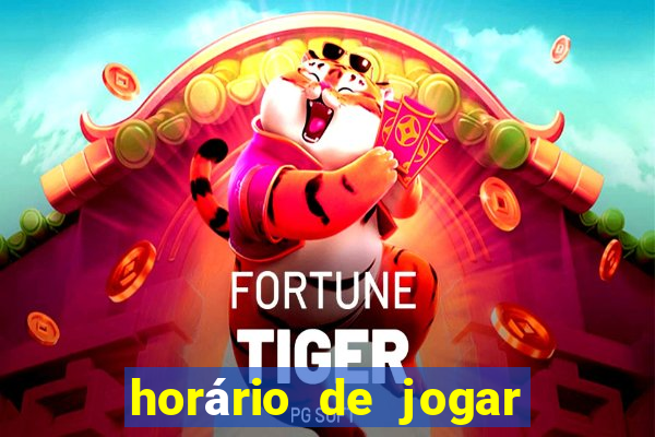 horário de jogar fortune rabbit