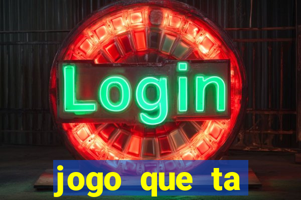 jogo que ta pagando na betano