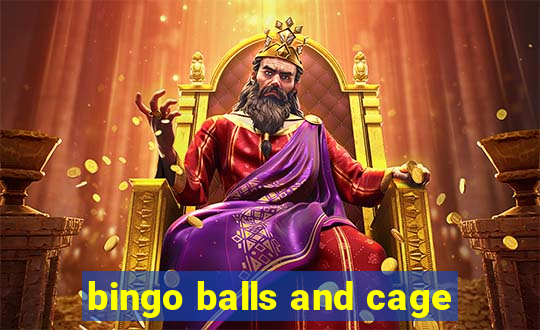 bingo balls and cage