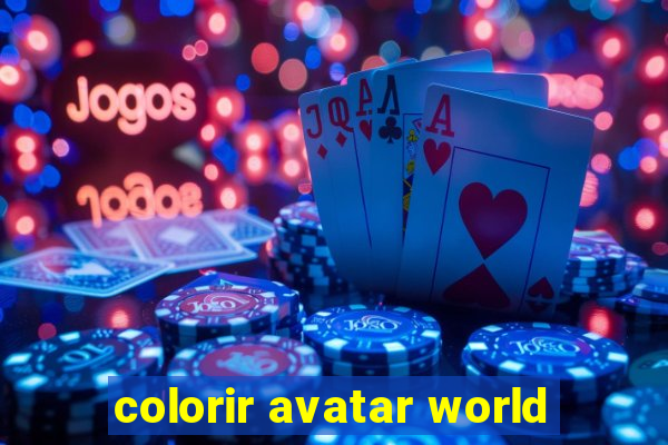 colorir avatar world