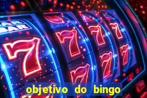 objetivo do bingo de letras