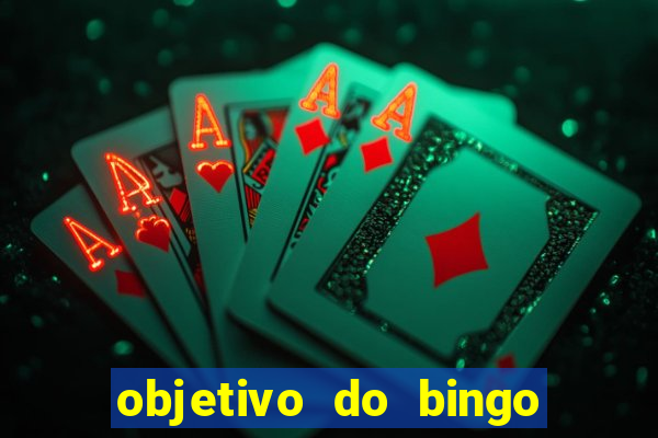 objetivo do bingo de letras