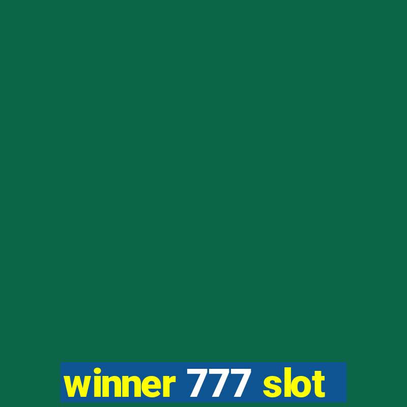 winner 777 slot