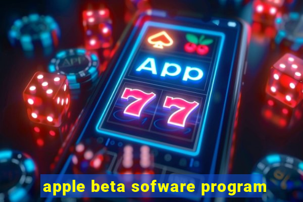 apple beta sofware program