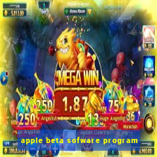 apple beta sofware program