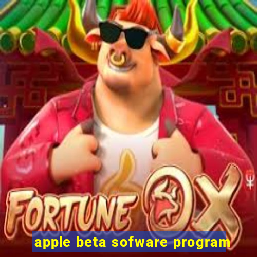 apple beta sofware program