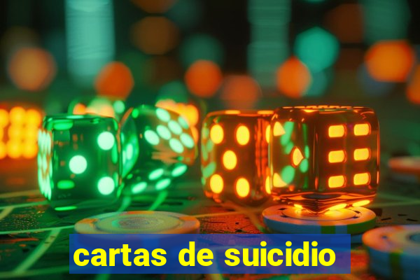 cartas de suicidio