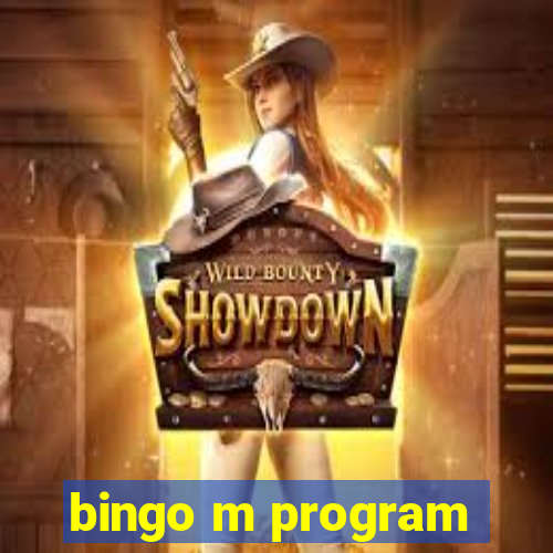 bingo m program