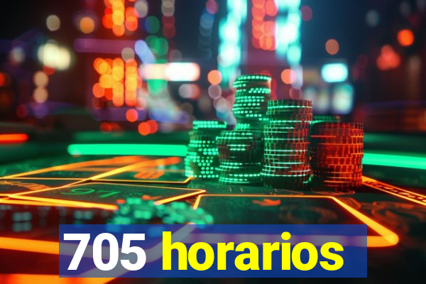 705 horarios