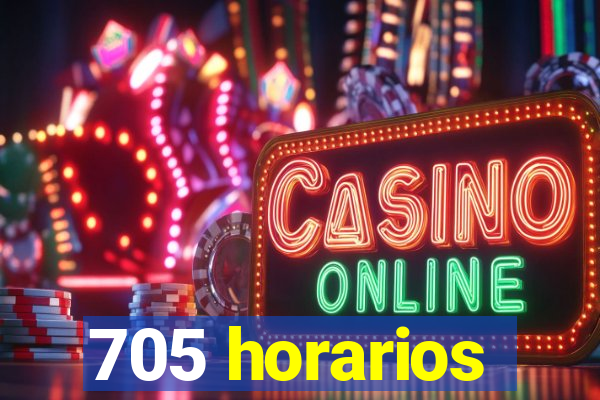 705 horarios