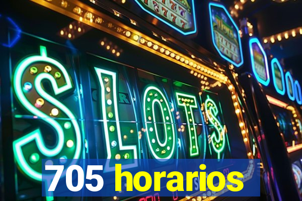 705 horarios