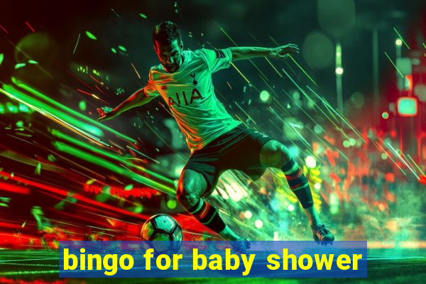 bingo for baby shower