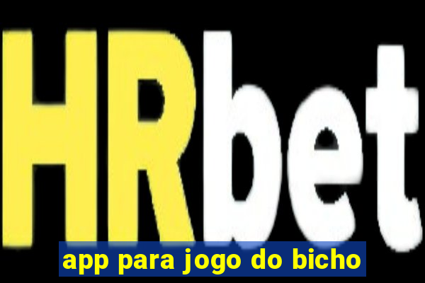 app para jogo do bicho