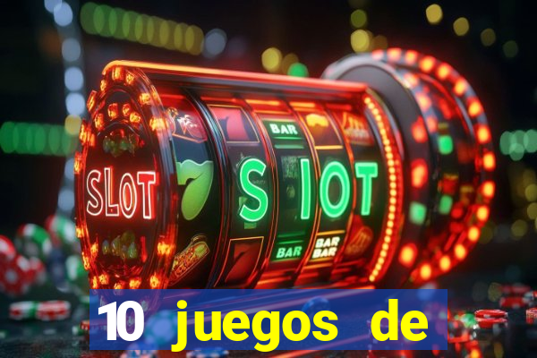 10 juegos de casino nombres