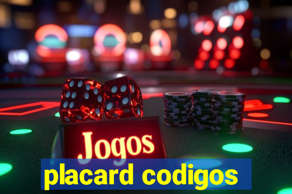 placard codigos