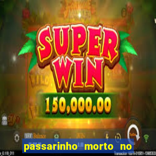 passarinho morto no quintal significado espiritual