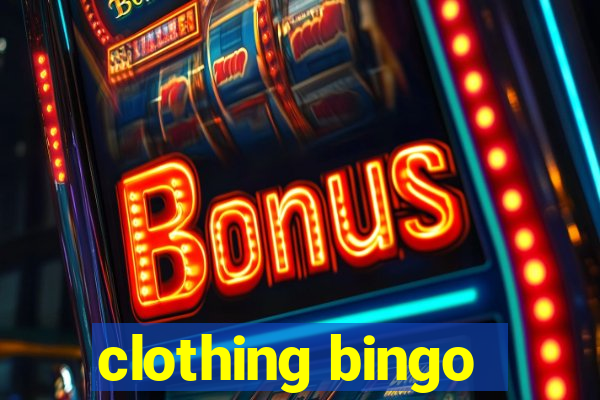 clothing bingo