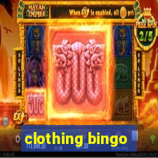 clothing bingo