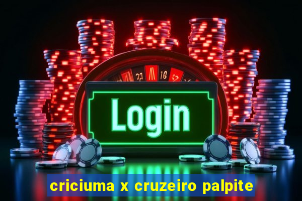 criciuma x cruzeiro palpite