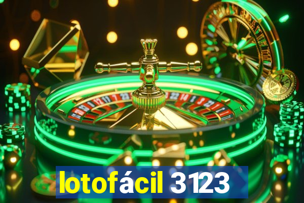 lotofácil 3123