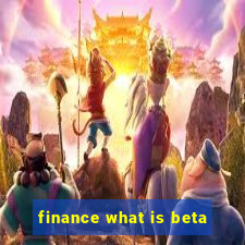 finance what is beta