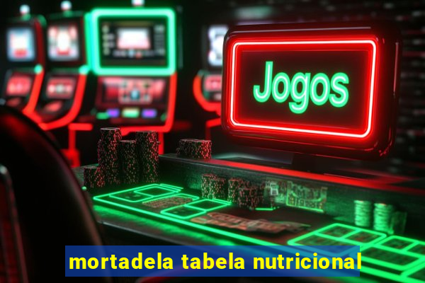 mortadela tabela nutricional