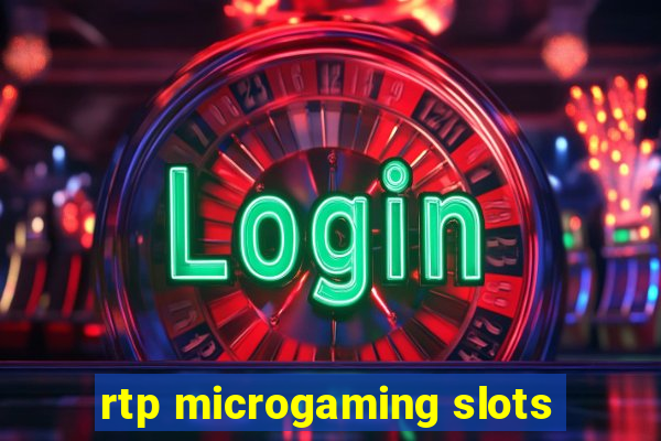 rtp microgaming slots