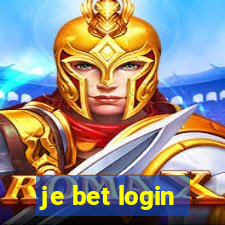 je bet login