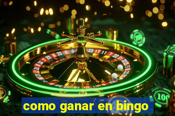 como ganar en bingo