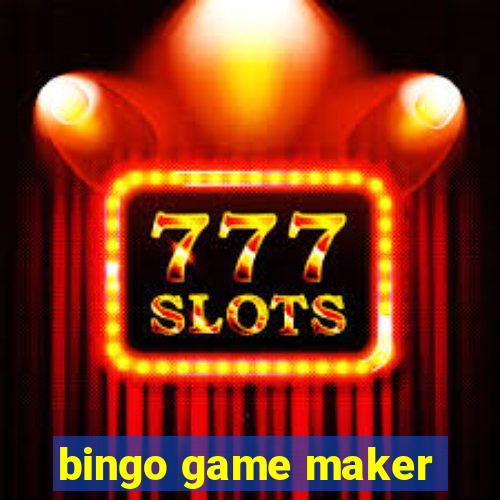 bingo game maker