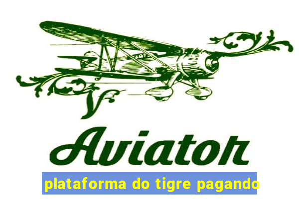 plataforma do tigre pagando