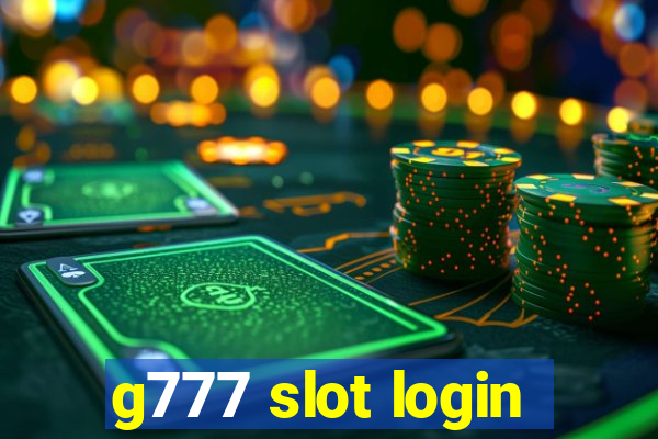 g777 slot login