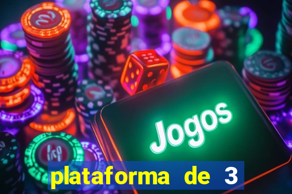 plataforma de 3 reais bet