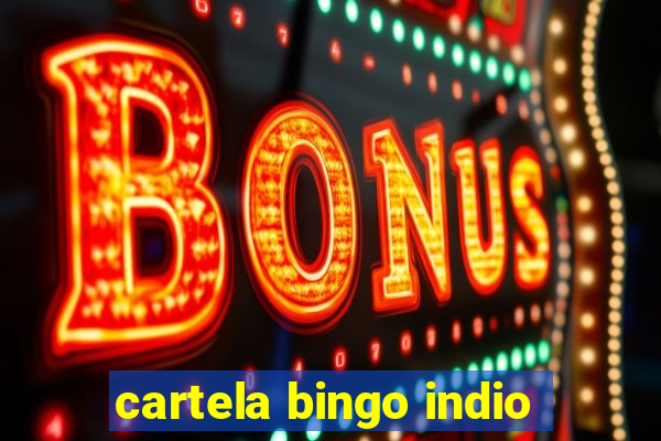 cartela bingo indio