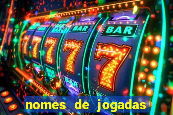 nomes de jogadas de poker