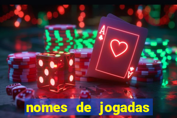 nomes de jogadas de poker