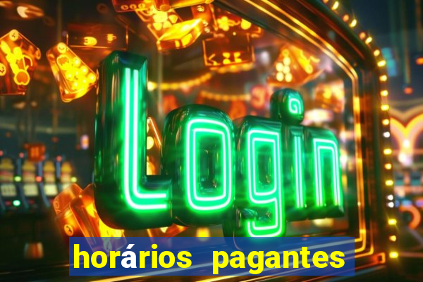 horários pagantes slots pg