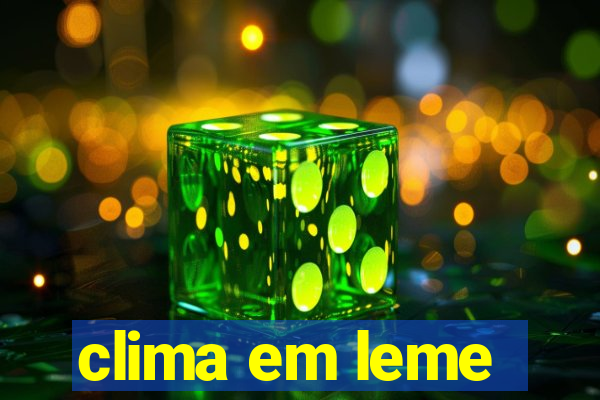 clima em leme