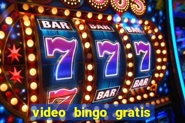 video bingo gratis para brincar