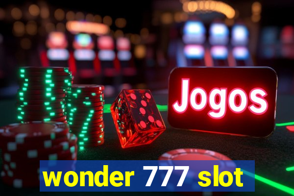 wonder 777 slot