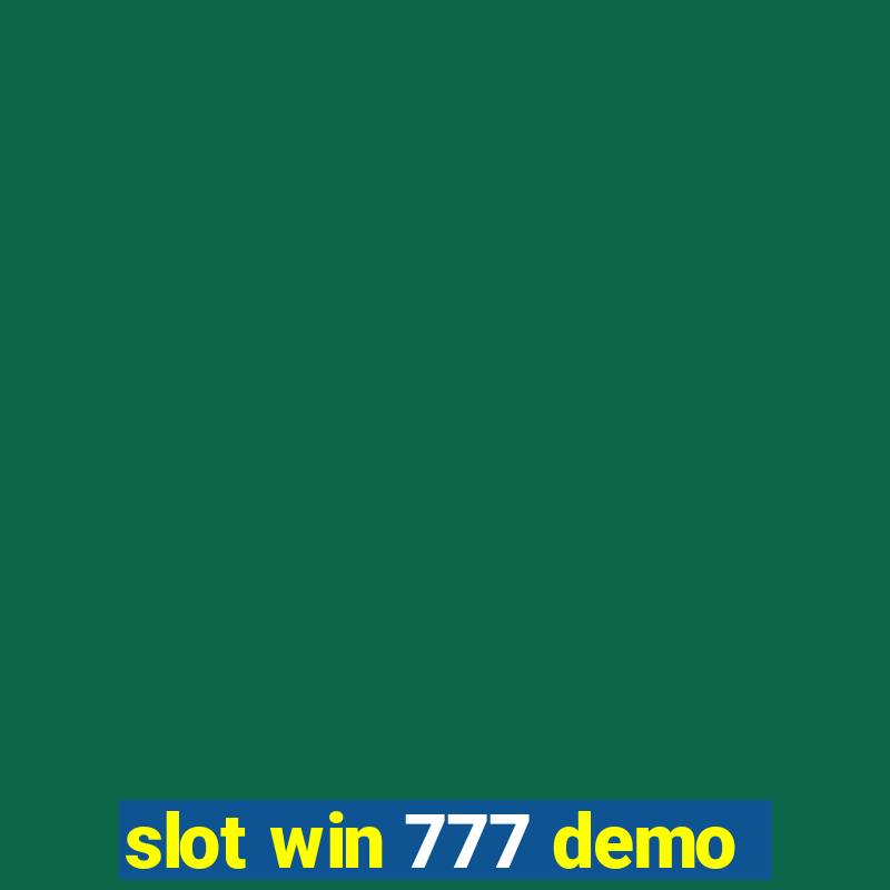 slot win 777 demo