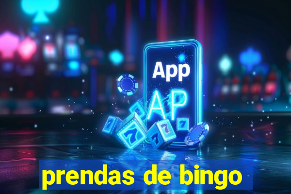 prendas de bingo