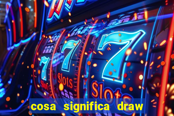 cosa significa draw no bet