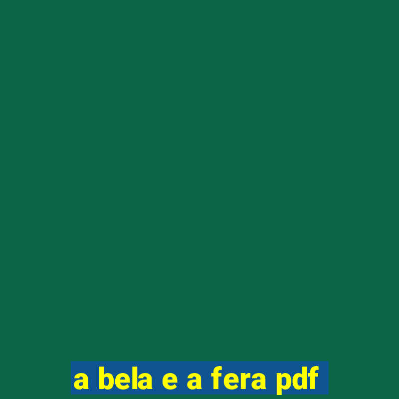 a bela e a fera pdf