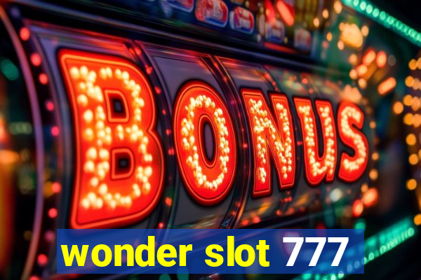 wonder slot 777