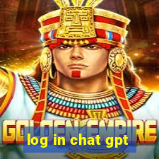 log in chat gpt